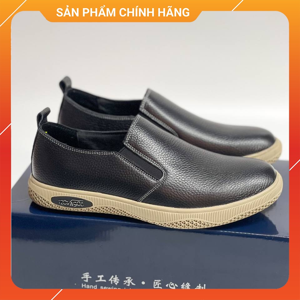 Giày Da Nam HKC, Chất Liệu Da Thật [ Mã 9903 ]