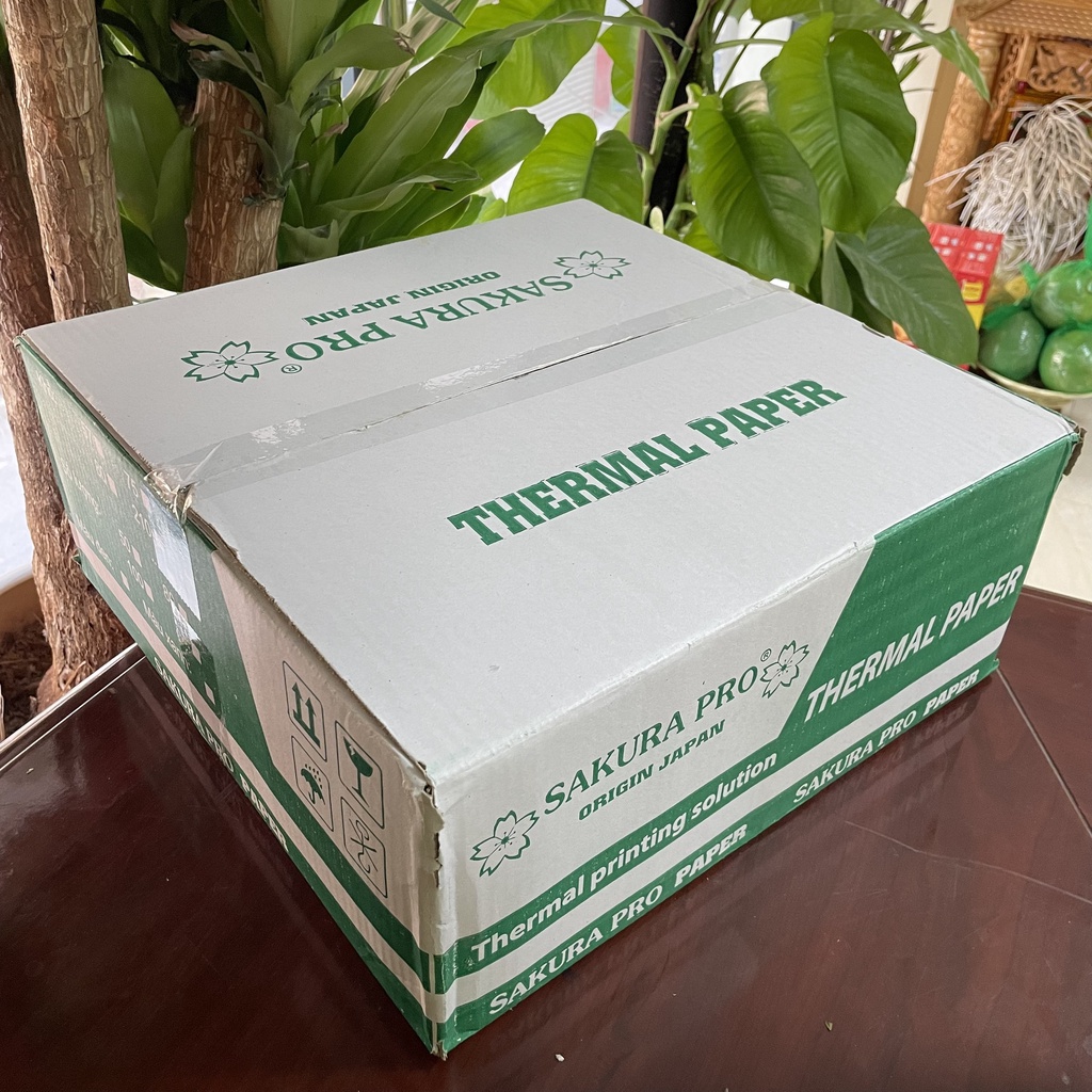 [SALE 5%] 50 Cuộn giấy in hóa đơn Sakura k80x80 giấy in bill giá rẻ nhất chất lượng tốt