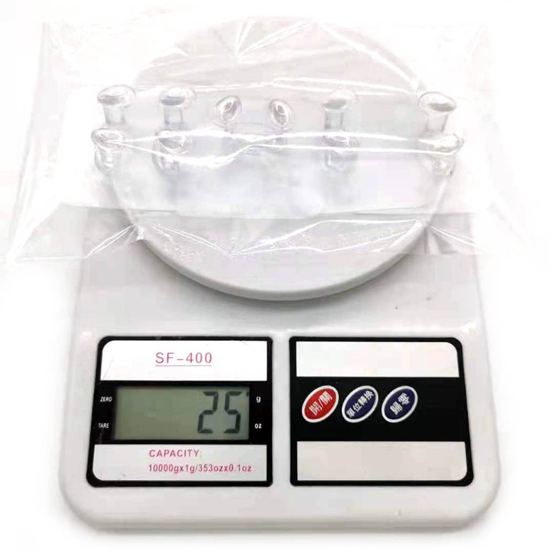 Set 5 Móc Treo Phích Cắm Dán Tường Trong Suốt Tiện Dụng Cho Dao Cạo Râu / Chìa Khóa