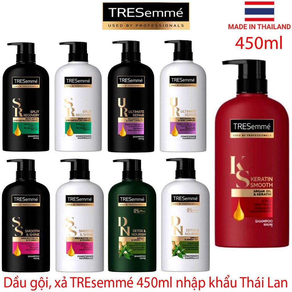 Cặp Dầu Gội Xả TRESemmé 828ml - Mỹ