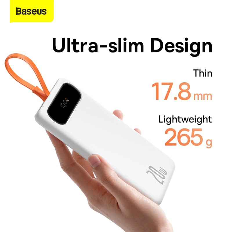 Sạc dự phòng Baseus Block Digital Display Fast_Charge 20000mAh 20W