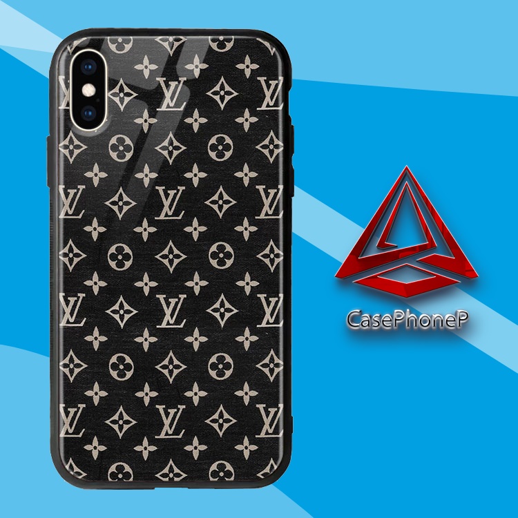 Ốp Điện Thoại Kính 5C Hình L.V Dễ Thương PHONECASEP Cho Iphone 11ProMax/X/Xs/8Plus/Xr/Se/7/Iphone12