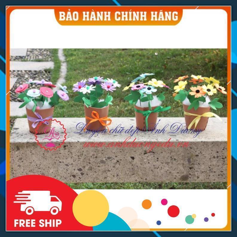 Bình hoa khéo tay dán bằng xốp nhẹ