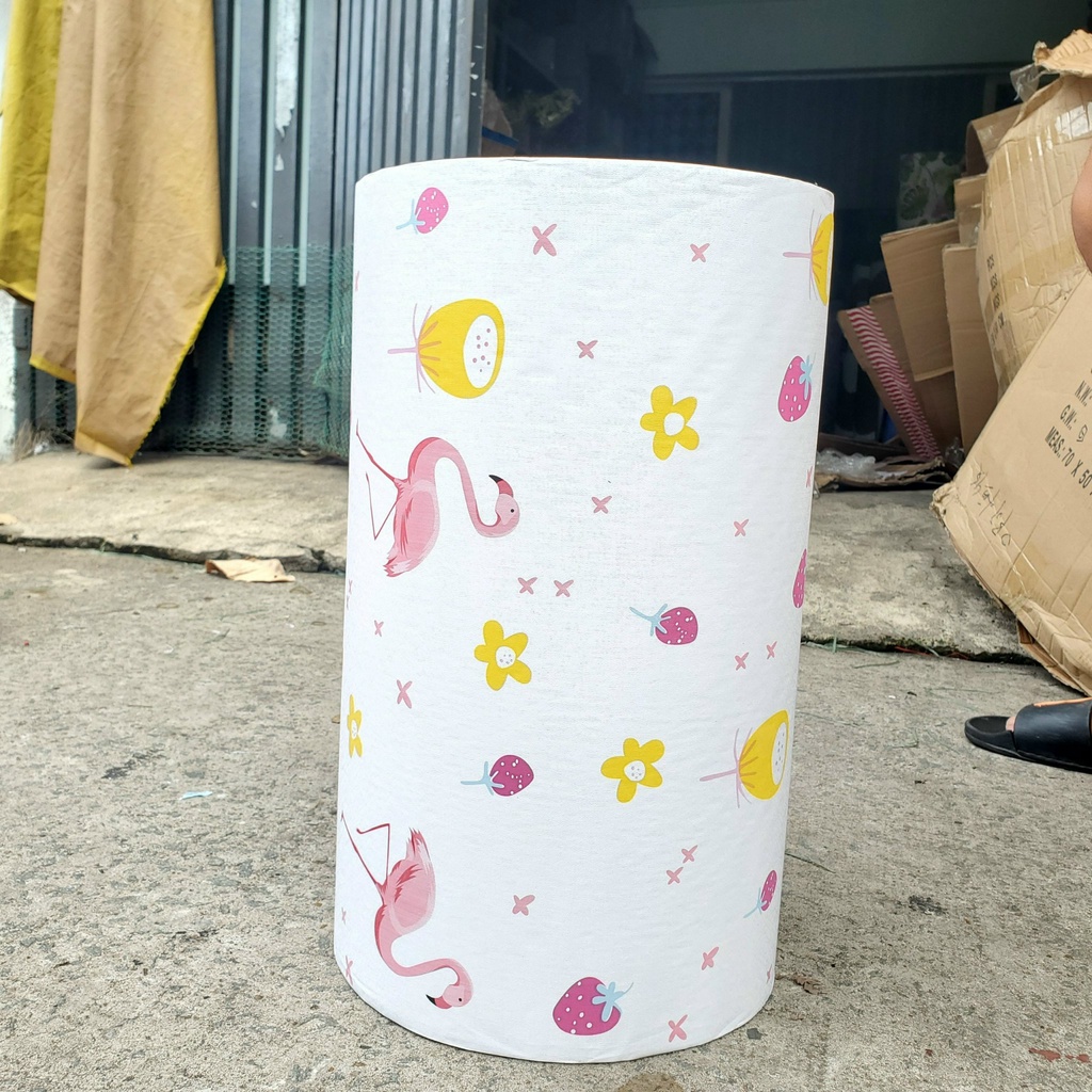 Decal giấy dán tường HẠC TRẮNG MỚI khổ 45cm keo sẵn