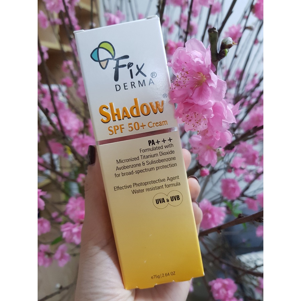 [HÀNG NHẬP KHẨU] Kem /Gel Chống Nắng Fixderma Shadow SPF 50+ Cream/SPF 30+ Gel-Da Mặt Và Toàn Thân, Mỏng Nhẹ Không Bí Da