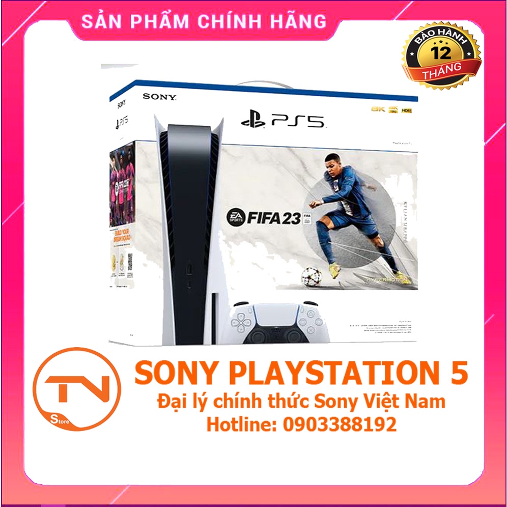 Máy chơi game PS5 kèm đĩa game PS5 FIFA 23 - Hàng Chính hãng Sony Việt Nam bảo hành 12 tháng