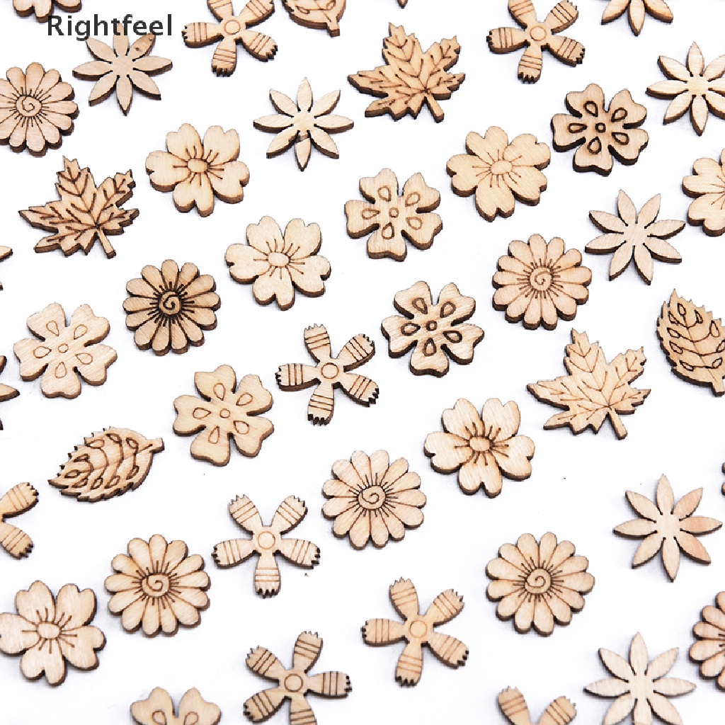 Set 100 Miếng Gỗ Dùng Làm Đồ Thủ Công Mỹ Nghệ DIY