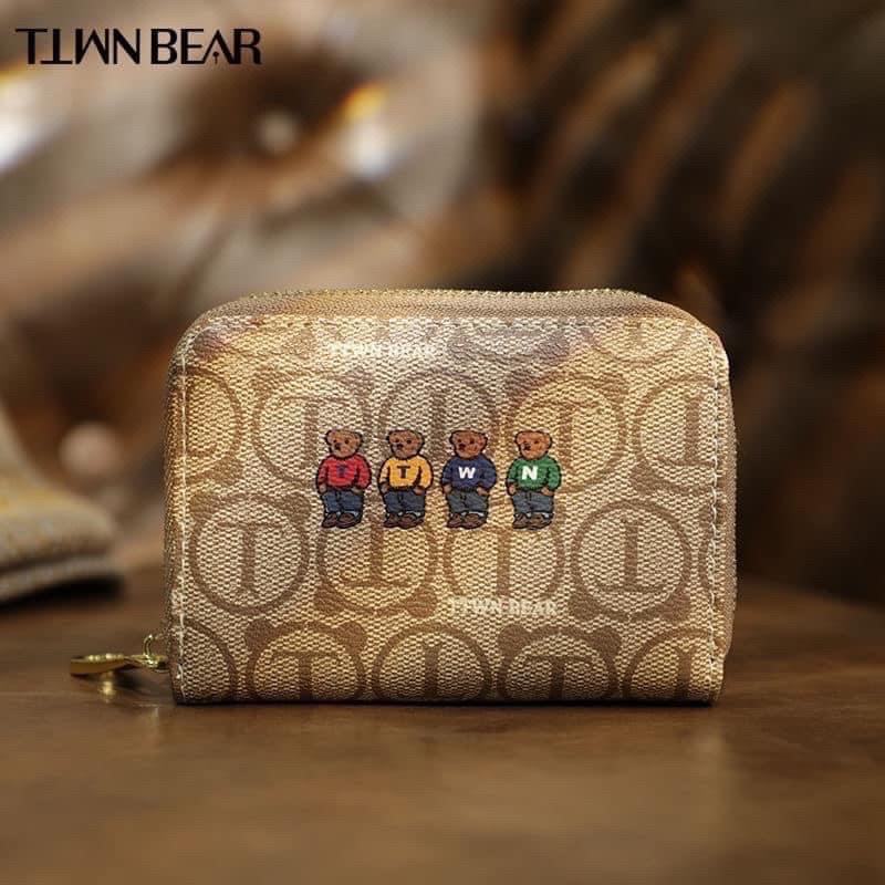 Ví nữ ngắn nhiều ngăn đựng tiền, thẻ hàng chính hãng TTWN BEAR
