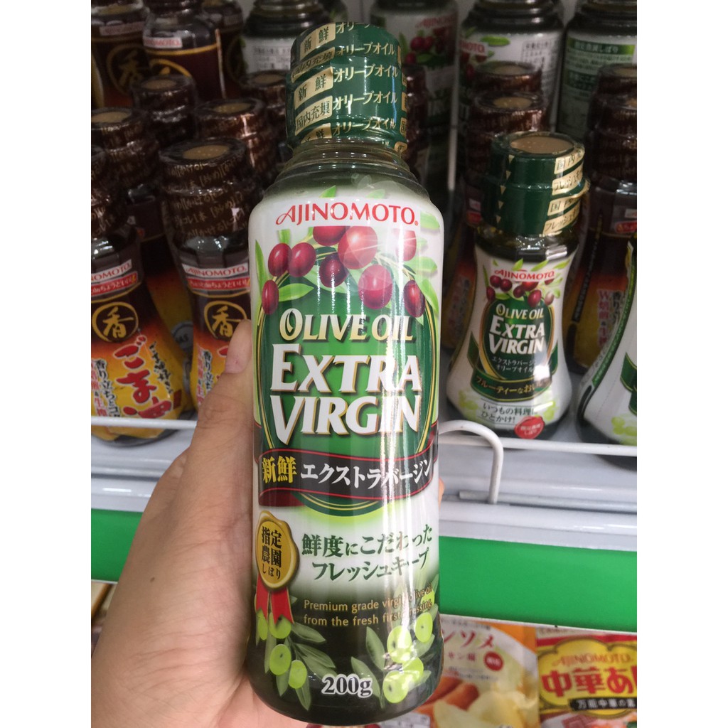 Dầu Olive Extra Virgin Ajinomoto Nhật Bản chai 200g