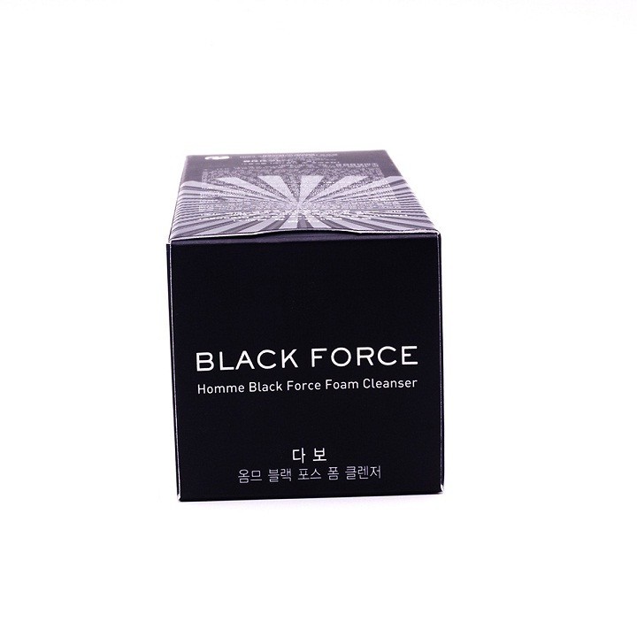 Sữa rửa mặt cao cấp dành cho nam Dabo Black Force Black &amp; White Mild Scrub 120ml