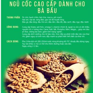ngũ cốc bà bầu 24 loại hạt