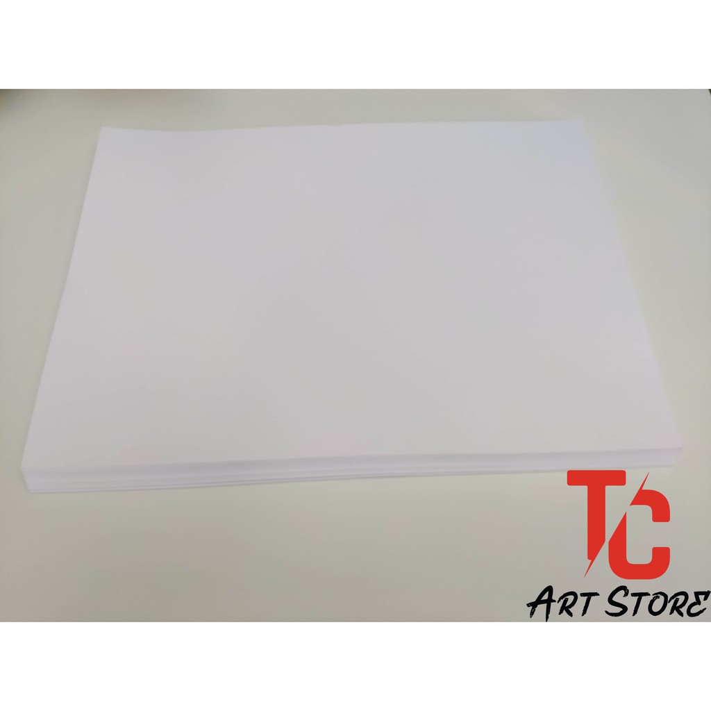 [TC Art Store] Giấy Roki Vẽ Truyền Thần Khổ A3, A4 - 2 Mặt Trắng 180gsm