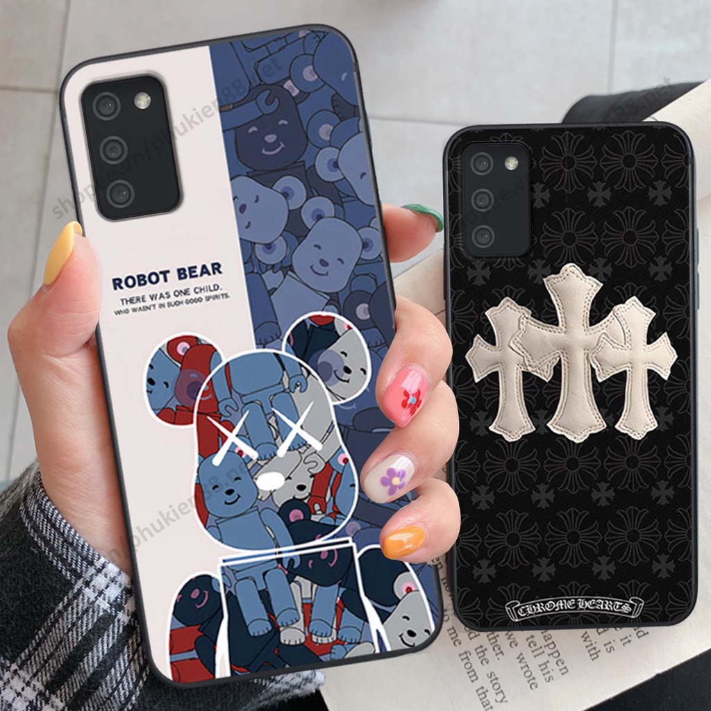 Ốp lưng Samsung A02s / A03s hình Robot Bear, Kawsnc bảo vệ điện thoại