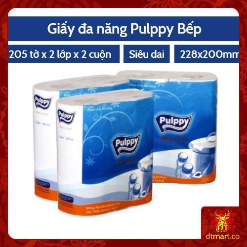 Giấy Đa Năng Pulppy Bếp (X2 Cuộn)