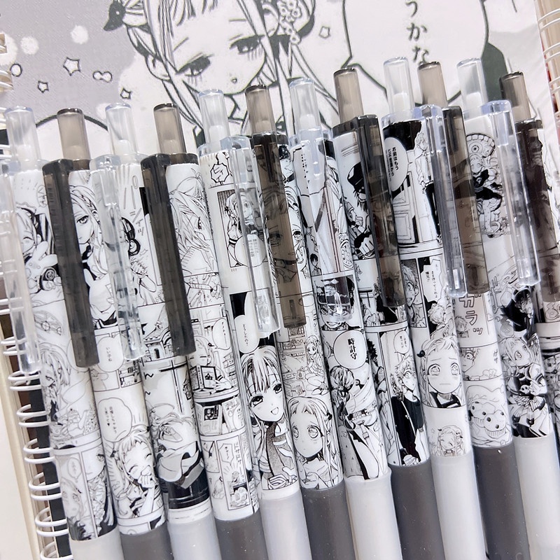 1 Chiếc Bút Gel Dạng Nhấn Hình Nhân Vật Anime Dễ Thương
