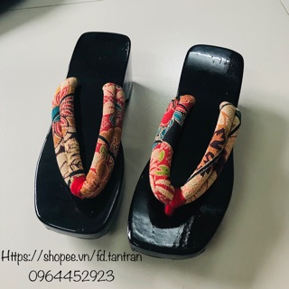 Geta nữ/guốc gỗ Nhật Bản m21051