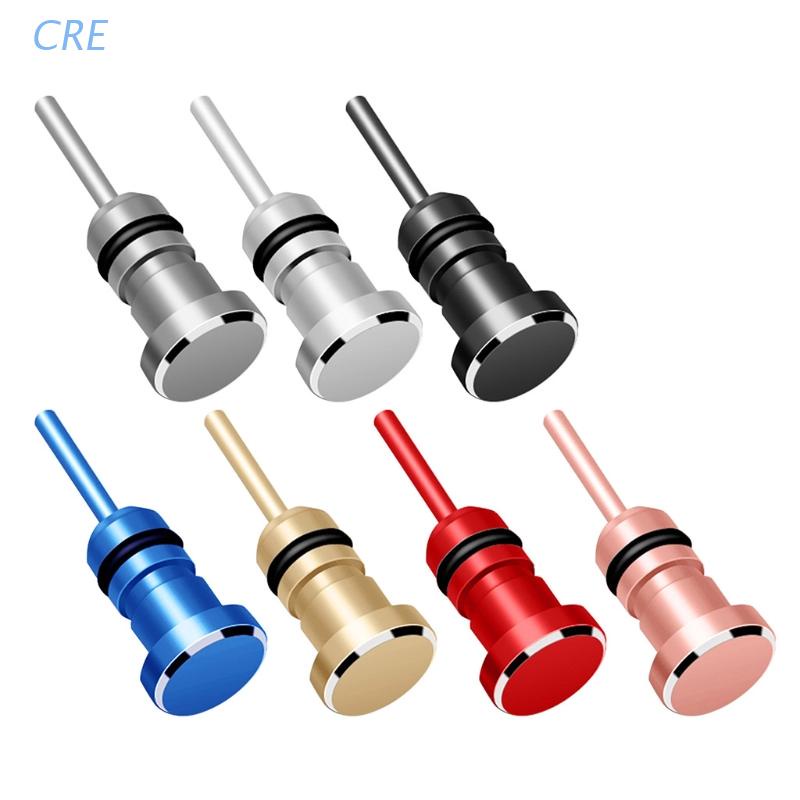 Nút Bịt Chống Bụi Bằng Kim Loại Cho Cổng Sạc Tai Nghe Thẻ Nhớ