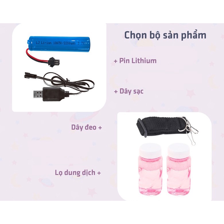 Súng bắn bong bóng 60-80 nòng siêu mạnh, loại to lớn.Máy bắn bong bóng xà phòng 60-80 nòng siêu mạnh