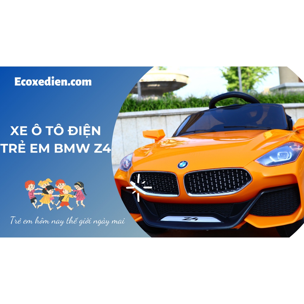 COMBO Xe ô tô điện trẻ em siêu hot, chính hãng BMW Z4 + Tặng kèm xe chòi chân trẻ em siêu ngầu