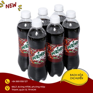 [DATE MỚI] Lốc 6 chai nước ngọt Mirinda hương xá xị 390ml