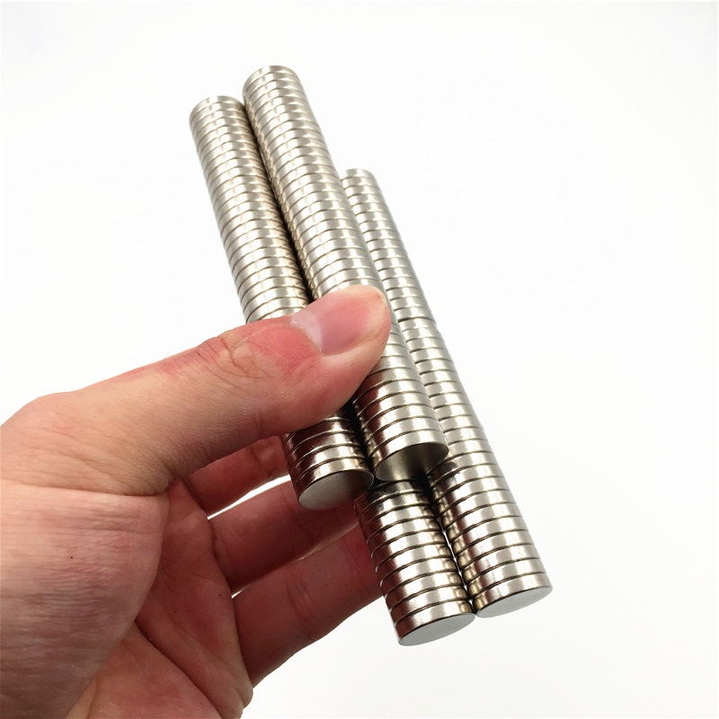 Nam châm viên 15x3mm, loại nam châm trắng đất hiếm 15x3mm lực hút siêu mạnh