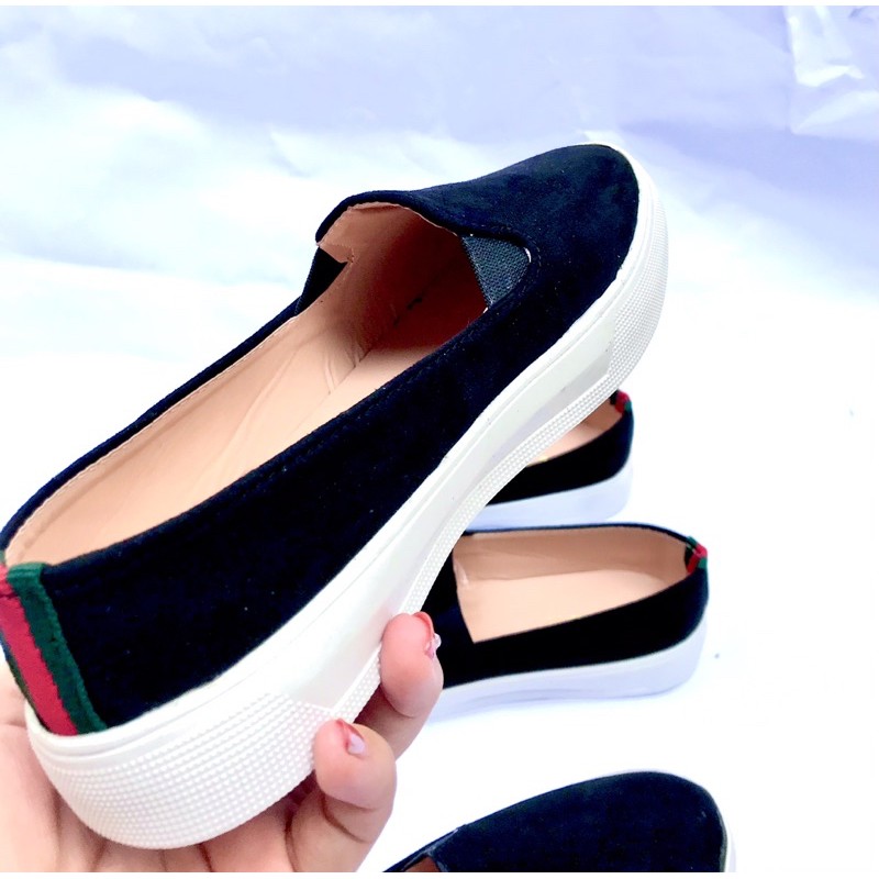 giày nữ- slipon da lộn chất nỉ siêu đẹp | BigBuy360 - bigbuy360.vn