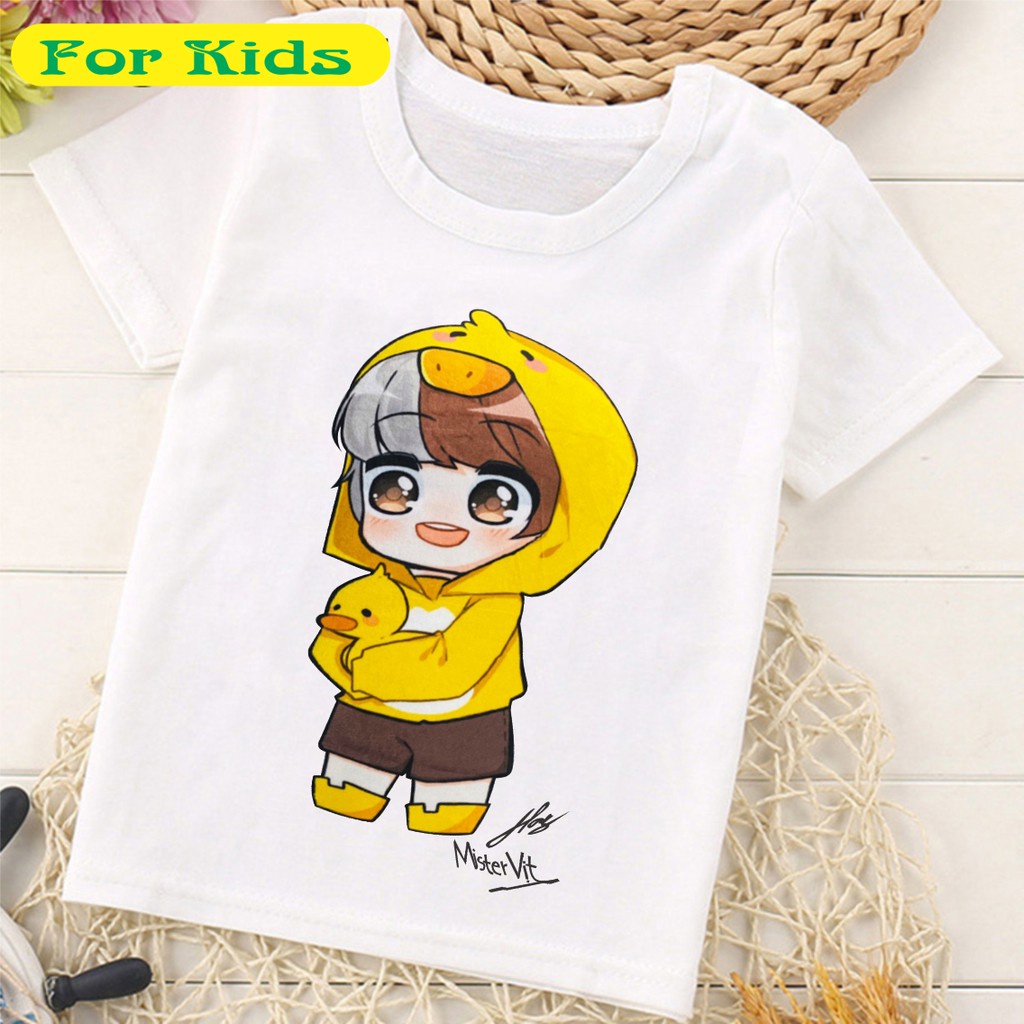 Áo Hero Team Among Us cho bé trai bé gái chất cotton [giá sĩ]