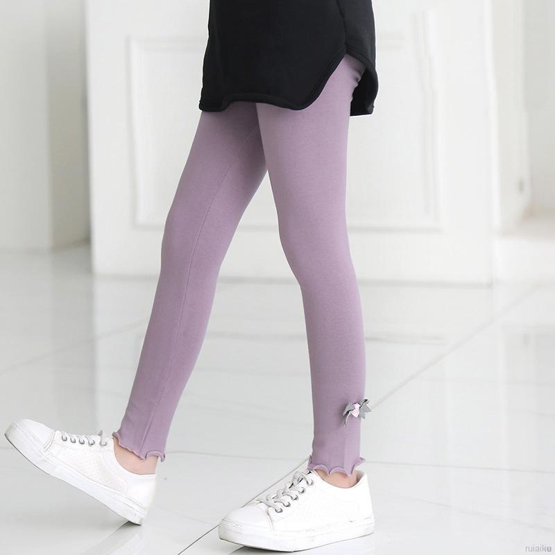 Quần Legging Phối Nơ Đáng Yêu Cho Bé Gái 2-11 Tuổi