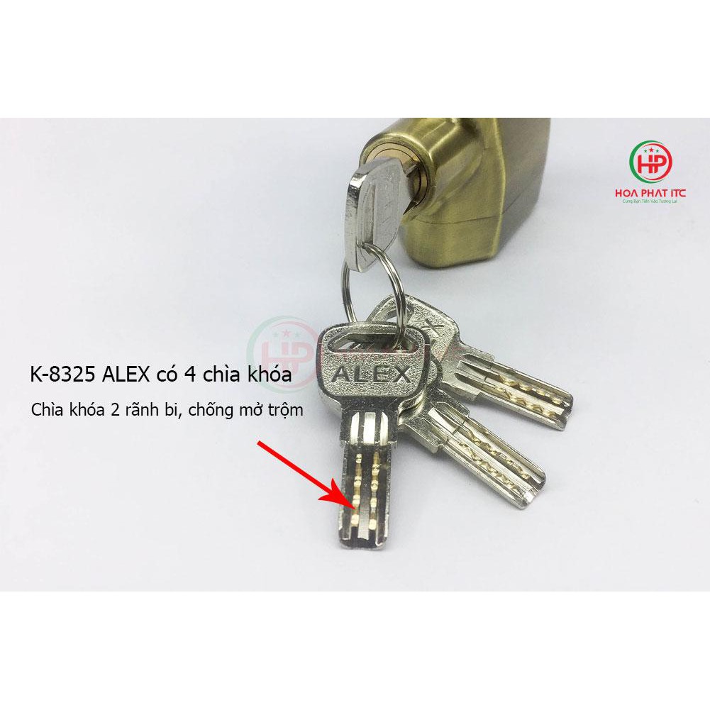 Ổ khóa chống trộm có còi hú K-8325 ALEX