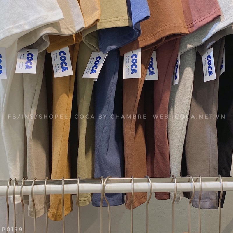 🍩 Áo thun cotton mặt lông dày trơn UNISEX quốc dân 10 màu form rộng