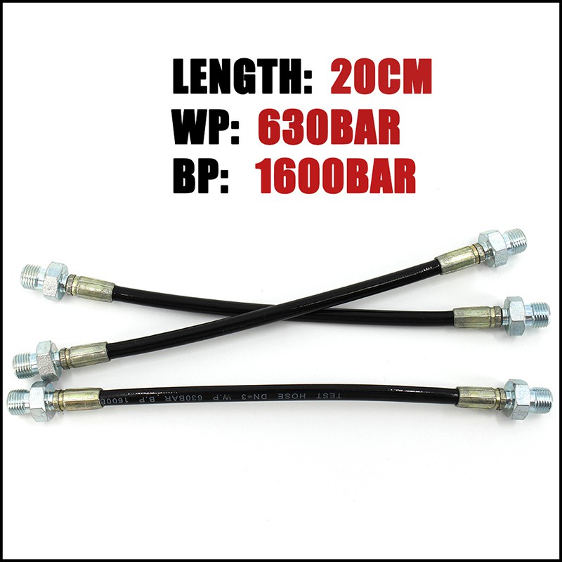 Máy Bơm Khí 20cm 50cm 100cm m10x1 6000psi Kèm Lò Xo Bọc