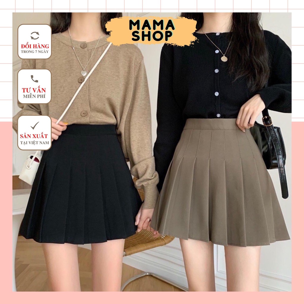 Chân váy Tennis Xếp Ly Lưng Chun Cao Có Quần Mặc Trong, Phong Cách Hàn Quốc Tuyết Mưa | BigBuy360 - bigbuy360.vn