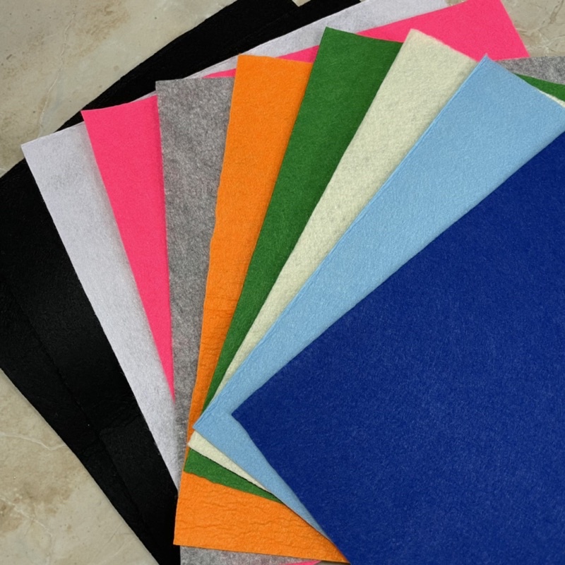 Combo 10 tấm vải nỉ trang trí đồ handmade