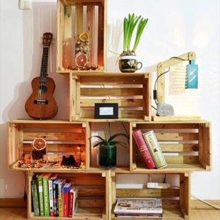 Hộp gỗ pallet đa năng