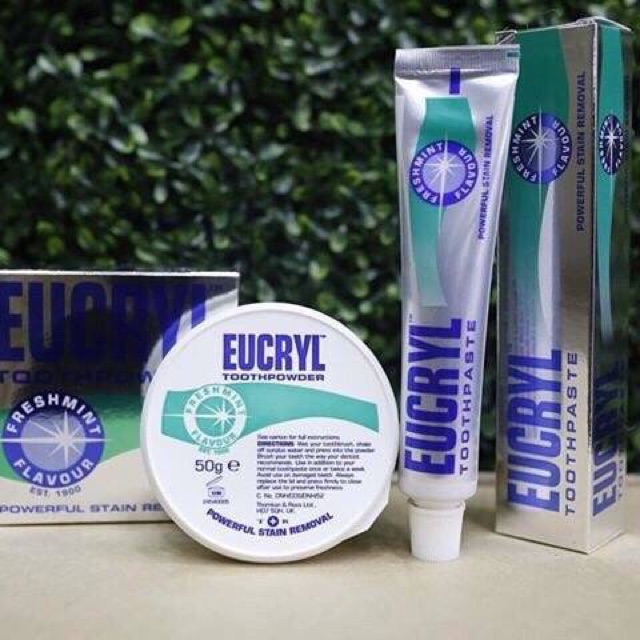 Kem tẩy trắng răng Eucryl