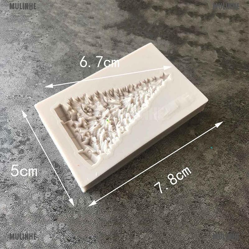 Khuôn Silicone Tạo Hình Cây Thông Giáng Sinh Trang Trí Bánh