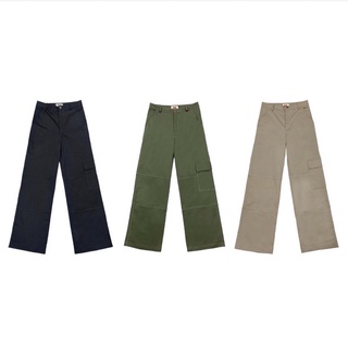 Quần suông túi hộp - pocket khaki pants