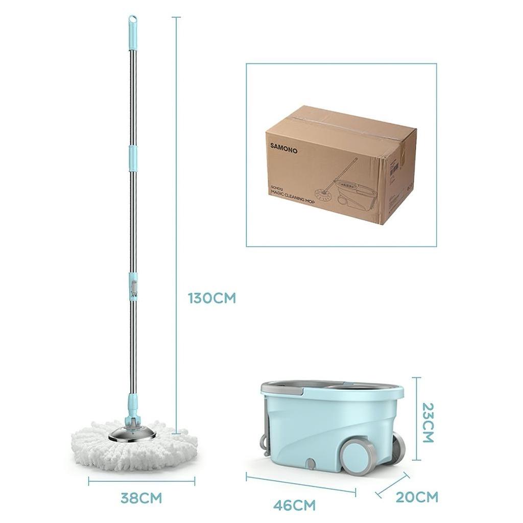 Bộ Lau Nhà Thông Minh BONBOX BCT708 VÀ BCT704 Xoay 360 Độ Tay Kéo Và Bánh Xe Thùng Chứa Di Chuyển Tiện Lợi