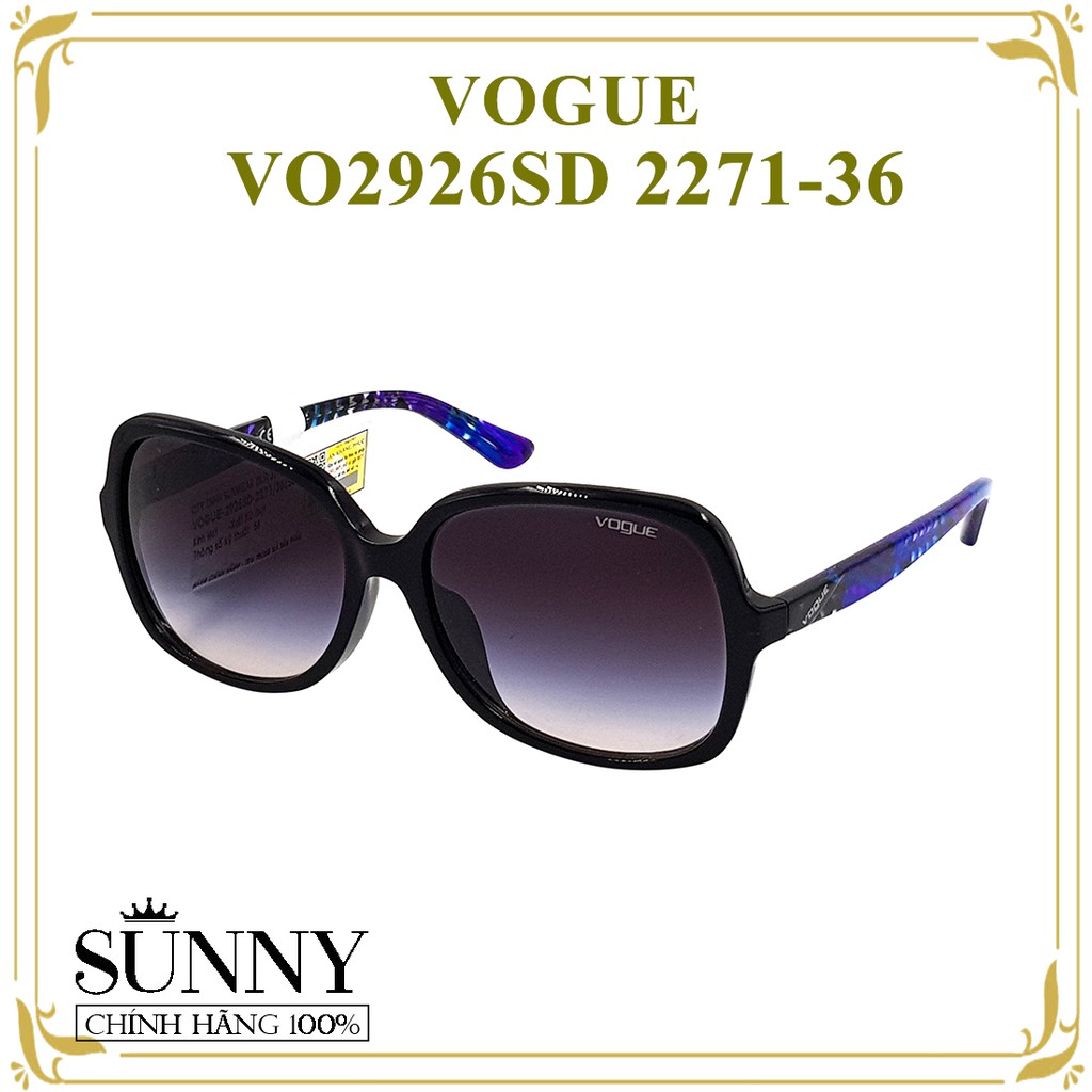 VO2926SD 2271-36 - Kính mát Vogue chính hãng Italia, bảo hành toàn quốc