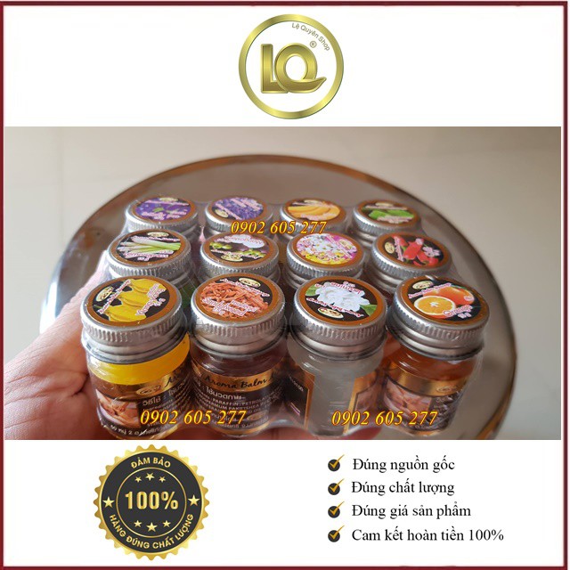 [Hàng chính hãng] Dầu cù là trái cây Aroma Balm Massage Thái Lan 15gr (Mix mùi ngẫu nhiên)