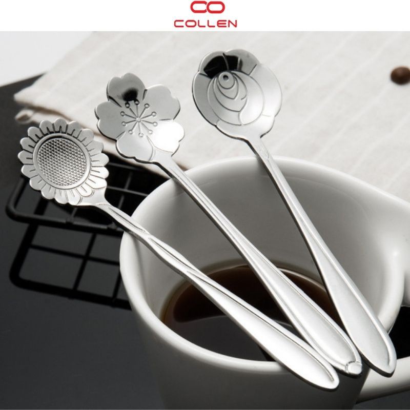Thìa cà phê đẹp sang trọng nhỏ gọn, muỗng cafe cao cấp thiết kế tinh tế COLLEN LIFE | BigBuy360 - bigbuy360.vn
