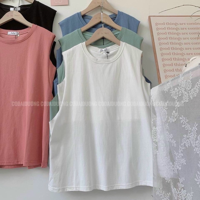 SIÊU HOT] Áo Thun Ba Lỗ TanK Top Oversize Nhiều Màu - Áo Tank Top Free Unisex Nam Nữ Đều Mặc Được (k kèm áo trong) | BigBuy360 - bigbuy360.vn
