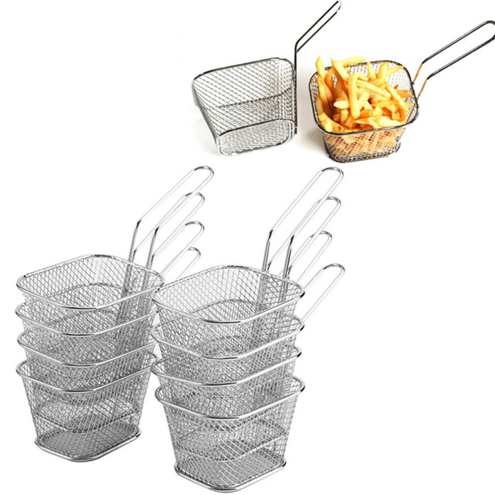Rổ Chiên Khoai Tây Chiên Bằng Thép Không Gỉ