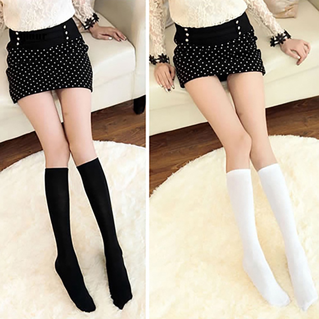 Tất nylon tới đầu gối mang giày cao cổ cho câu lạc bộ/ tiệc tùng cho nữ