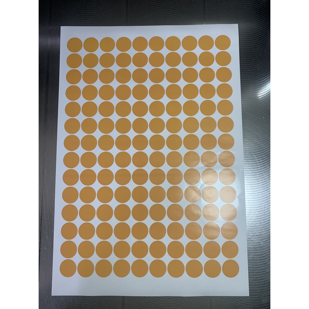 [Giá Tại Xưởng] COMBO 100 tờ (6000- 15000 cái) tem nhãn dán decal hình tròn màu các size 1 cm, 2cm, 3 cm, 4 cm