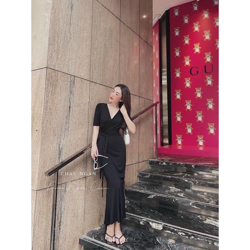 Đầm lụa_ đầm dáng dài _đầm body