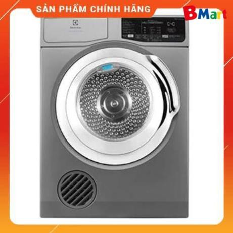 Máy sấy quần áo Electrolux 8kg EDS805KQSA màu ghi, Hàng chính hãng - Bảo hành 12 tháng  - BM