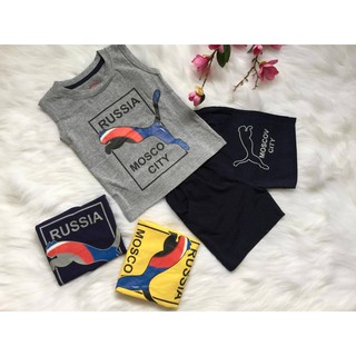 Combo 10 bộ bé trai thun 100% cotton 4c