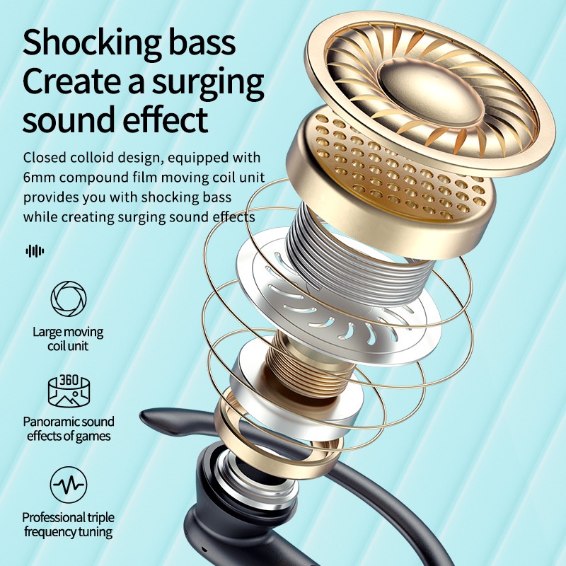 Tai nghe bluetooth NEWMSNR không dây TWS móc tai chống thấm nước IPX5 chất lượng cao