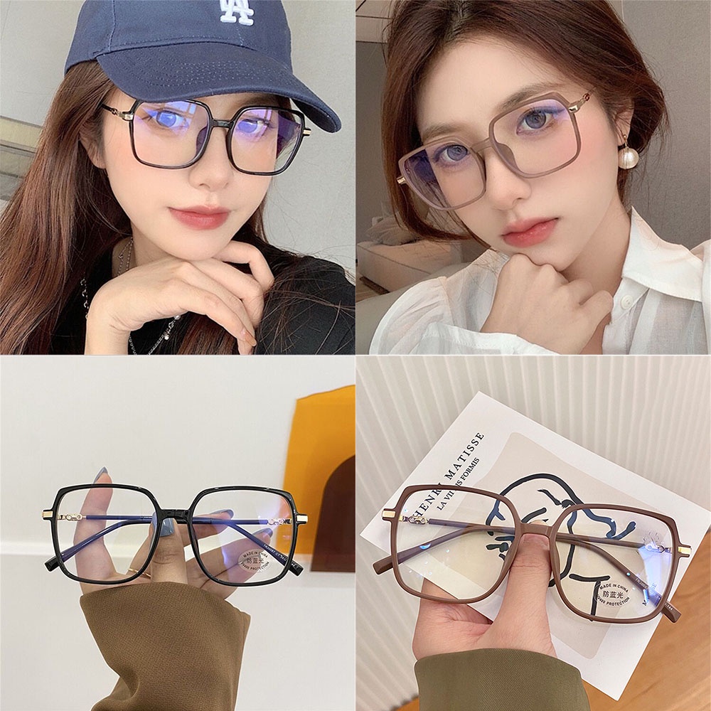 Kính Mát Gọng Vuông Chống Ánh Sáng Xanh Phong Cách Hàn Quốc Nhiều Màu Sắc Đầy Cá Tính
